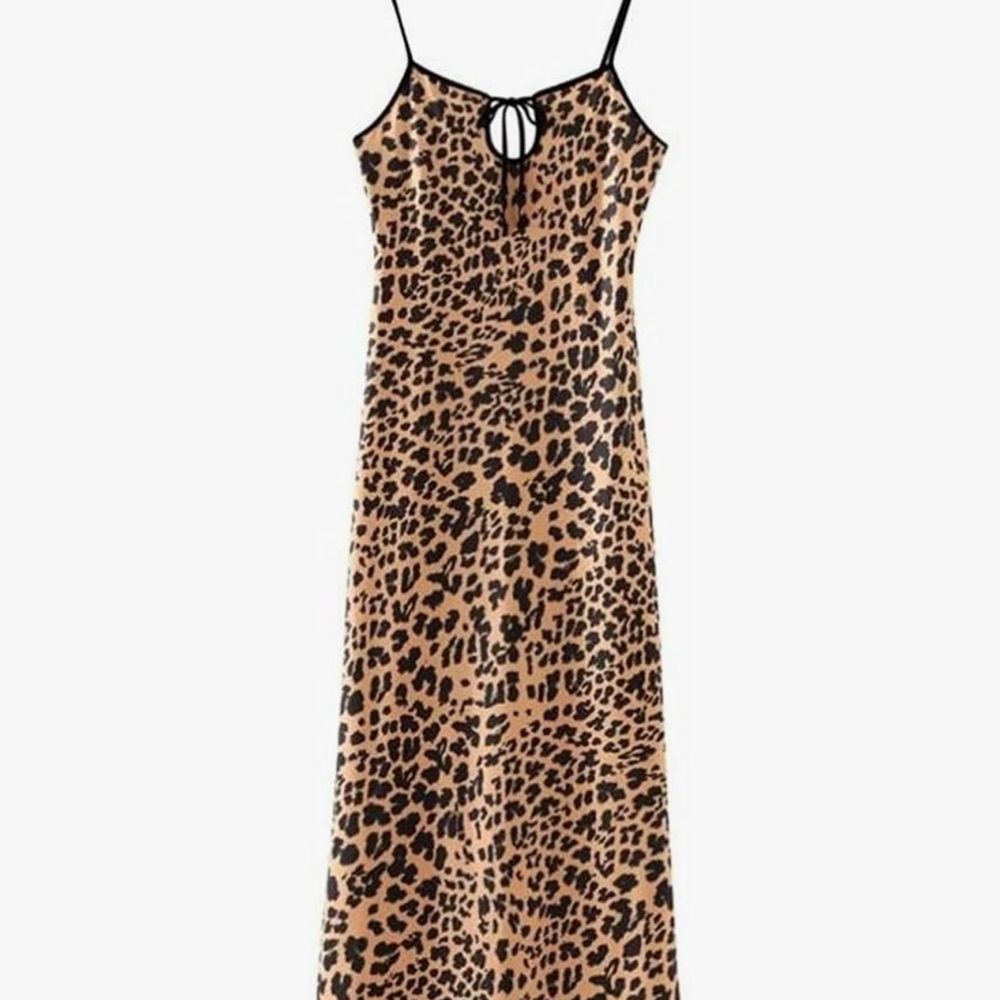 Chic Animal Print Dress